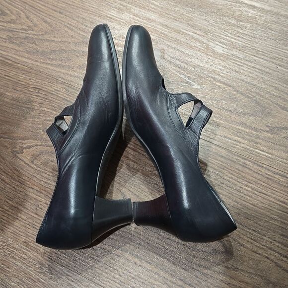 Vintage Look! Leather Mary Janes 41 - Picture 4 of 7